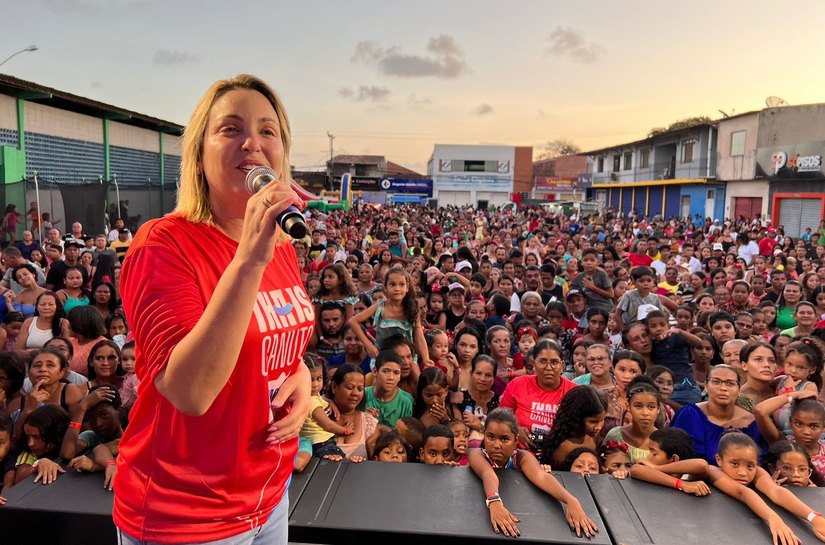 Pilar: milhares de crianças brincam durante dois dias com a vereadora Thais Canuto