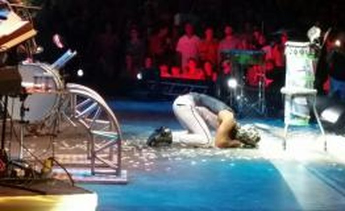 Carlinhos Brown no palco / Foto: Agência Brasil