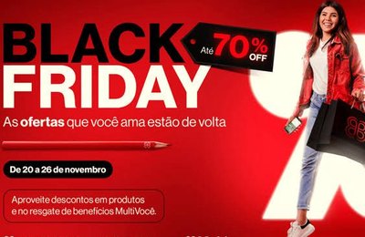 Black Friday oferece descontos de até 70% e celebração natalina no Parque Shopping Maceió
