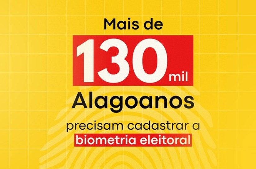 Mais de 130 mil alagoanos precisam cadastrar a biometria eleitoral