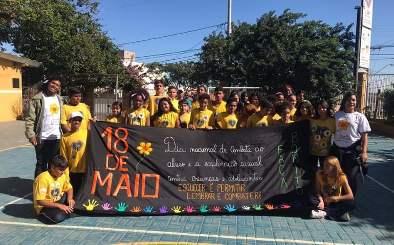 LBV e CREAS realizam ações educativas sobre o Maio Laranja