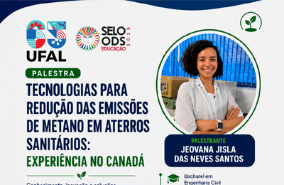 Palestra aborda tecnologias para redução de emissões de metano em aterros sanitários