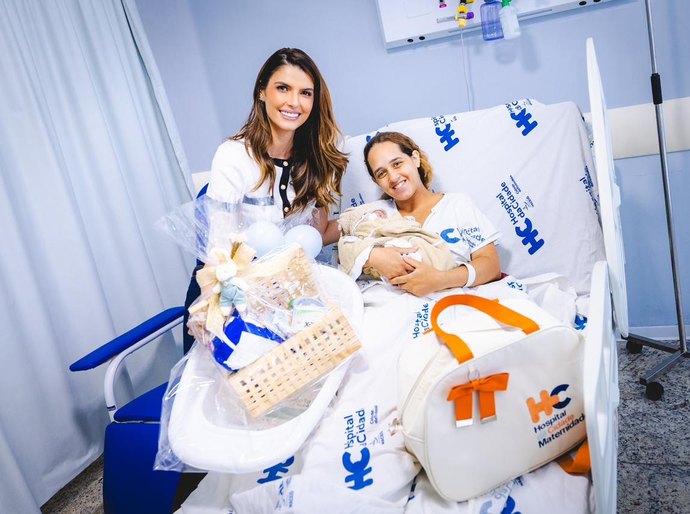 Marina Candia garante maior suporte para mães atendidas no HC, com novos kits maternidade