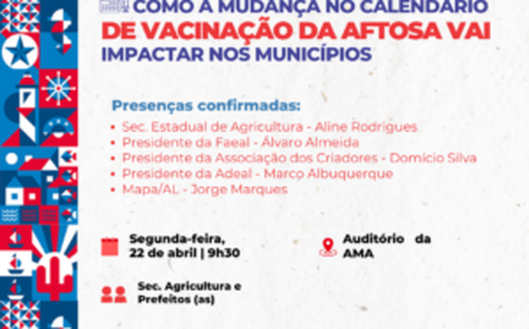 AMA reúne prefeitos e secretários para discutir mudanças no calendário de vacinação da Aftosa