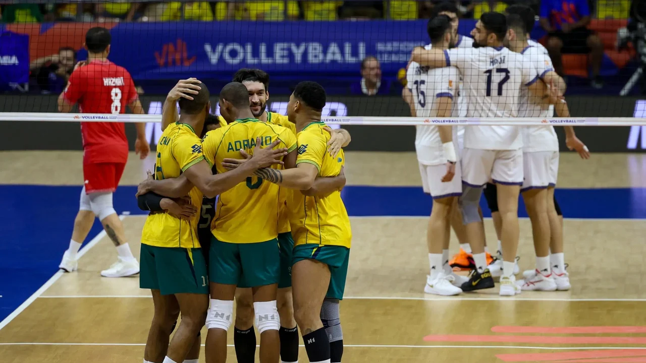 Brasil se reabilita na Liga das Nações Masculina e vence o Canadá