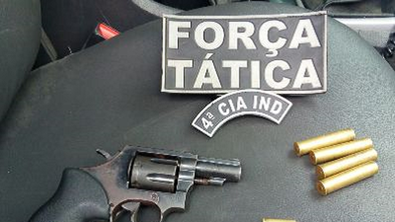4ª CPM/I apreende arma de fogo em Viçosa