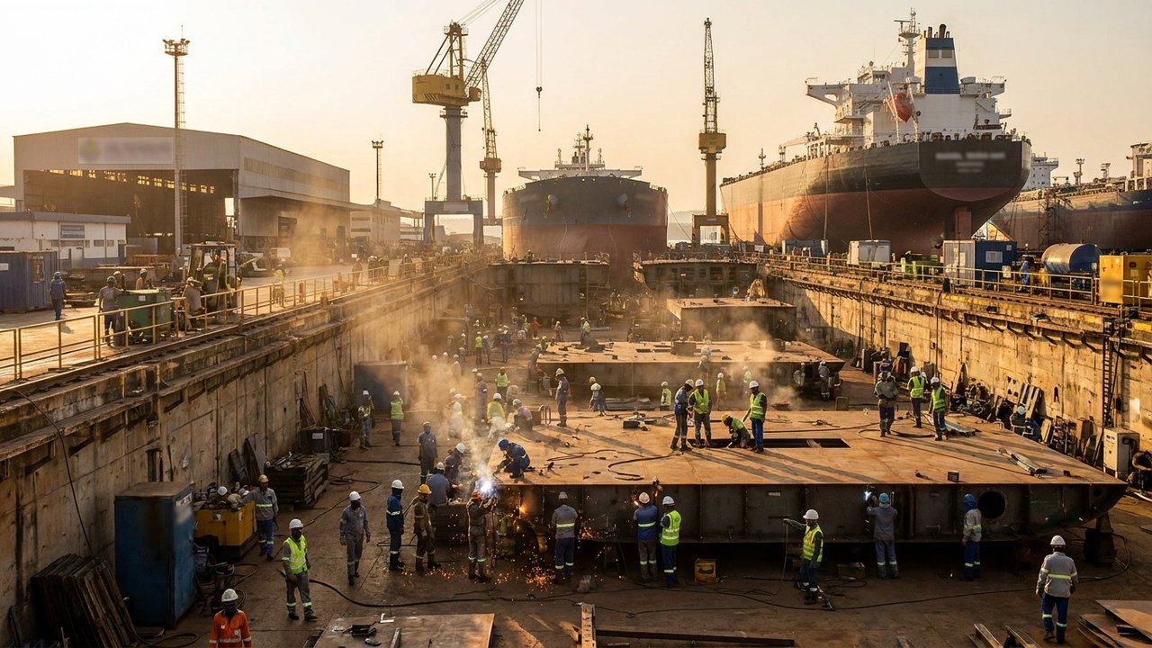 Sinaval: Indústria naval supera patamar recorde de empregos de 2014