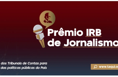 I Prêmio IRB de Jornalismo, realizado pelo Instituto Rui Barbosa, tem inscrições abertas até o dia 1º de novembro