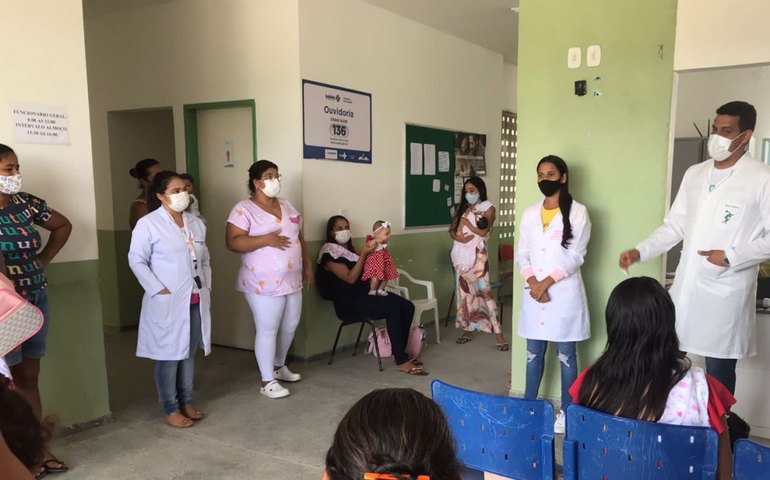 Agosto Dourado: Saúde de Branquinha promove ações de incentivo ao aleitamento materno