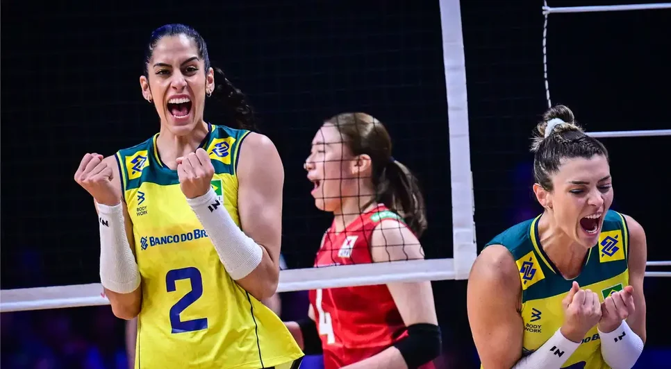 brasil_x_japao_lnv_fem_2024 / Foto: Foto: divulgação Volleyball World