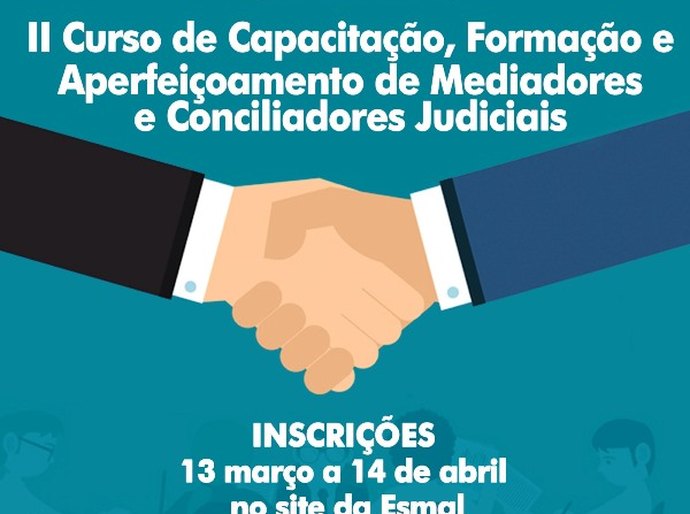 Alunos aprovam curso de Conciliação e Mediação da Esmal