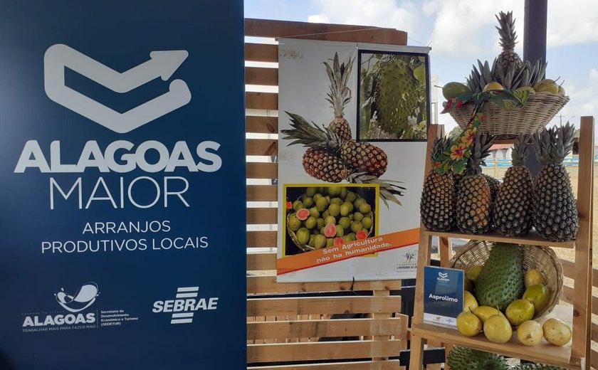 Organizações produtivas incentivadas pelo Alagoas Maior comercializam na 69ª Expoagro