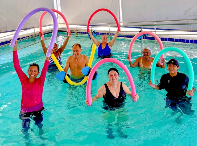 Centro Universitário promove aulão de hidroterapia e incentiva saúde e lazer