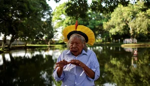 Cacique Raoni é uma das maiores lideranças indígenas do Brasil e símbolo global de luta pela Amazônia