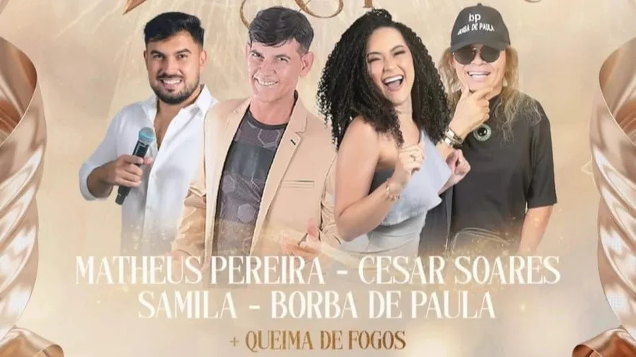Réveillon de Arapiraca terá shows gratuitos e queima de fogos no Bosque
