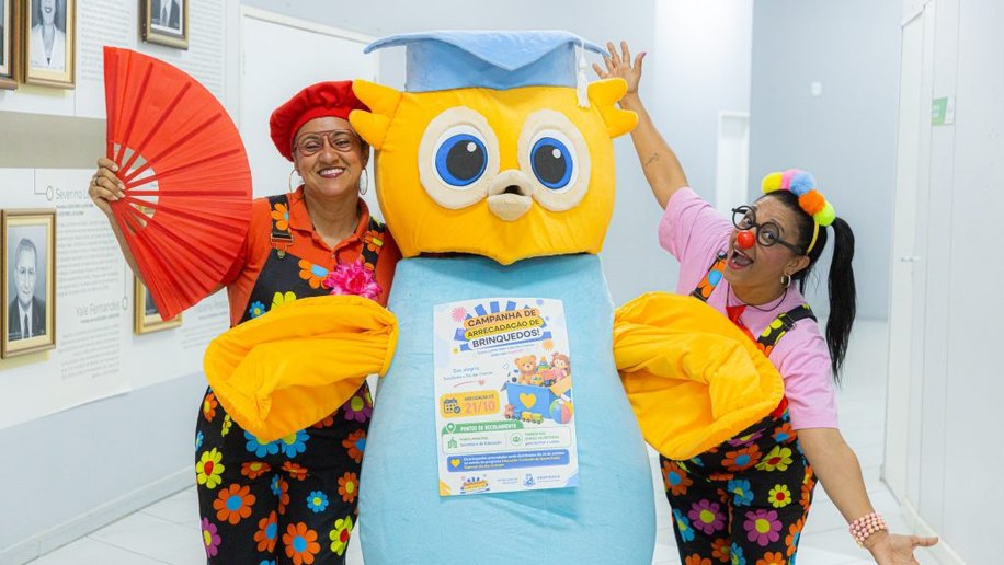 Secretaria de Educação de Arapiraca lança campanha para arrecadação de brinquedos