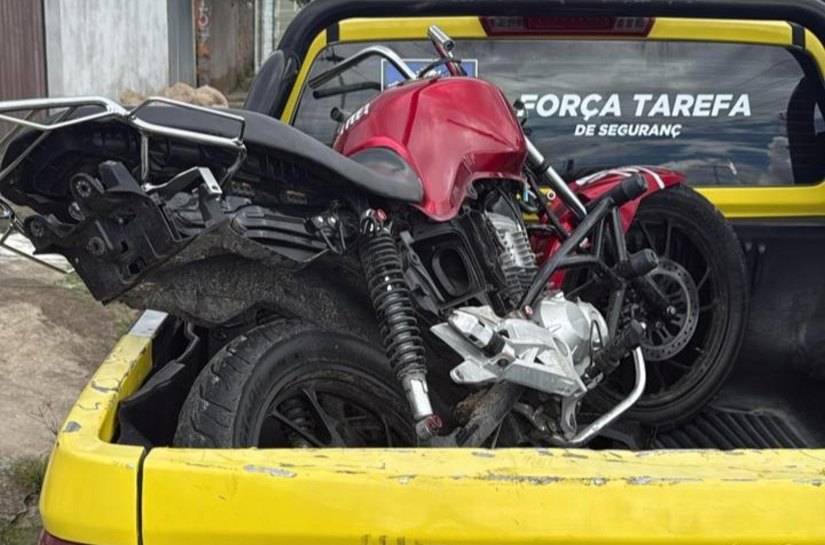 PM prende suspeito com moto roubada em Satuba
