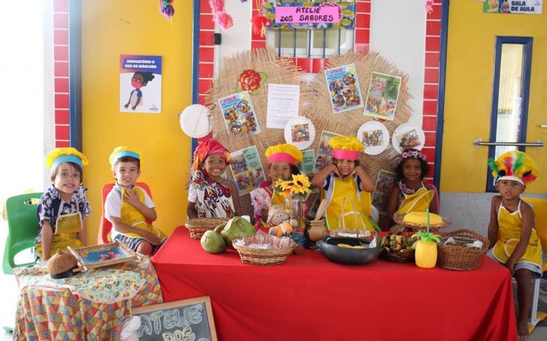 Crianças de creche municipal são inseridas nas tradições alagoanas