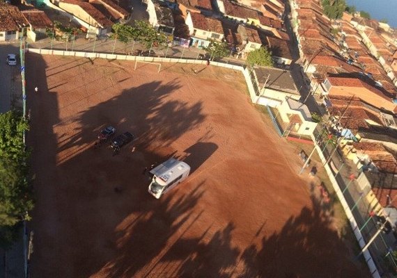 Forças da segurança pública ocupam o bairro do Bom Parto, em MAceió