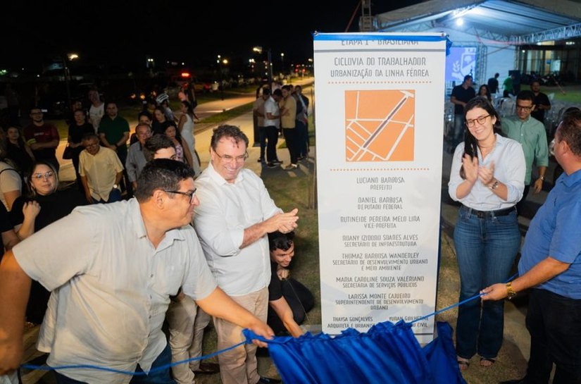 Luciano Barbosa entrega novo trecho da Ciclovia do Trabalhador na programação do aniversário de Arapiraca