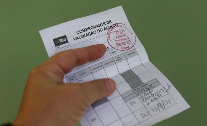 Cartão de vacinação Cartão de vacinação