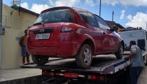 Veículo roubado é recuperado pela PM em Socorro / Foto: PM/SE