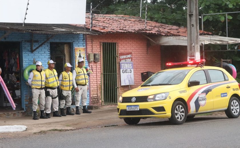 Ronda no Bairro aumenta presença de guarnições no litoral Norte de Maceió