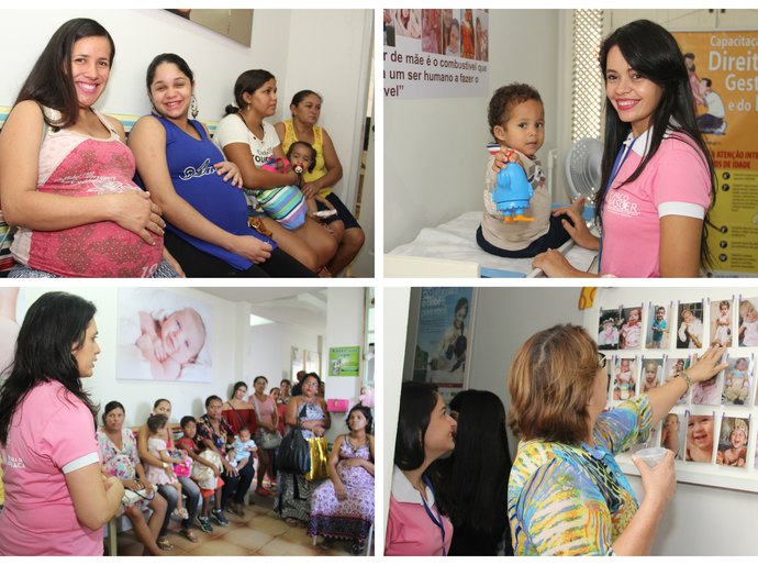 Célia acompanha atividades da Semana 100% Mamãe Bebê pela cidade