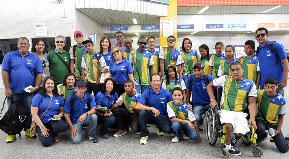 delegação paratletas / Foto: SEED/EUGENIO BARRETO