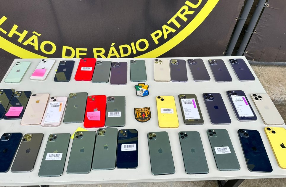 Mais de trinta celulares furtados de empresa são recuperados em Aracaju