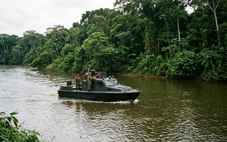 Marinha colombiana adapta operações fluviais para enfrentar dissidências armadas