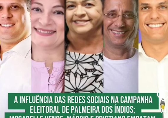 Em Palmeira, Mosabelle vence, Márcio e Cristiano empatam tecnicamente, Julia em quarto e Neto em quinto lugar