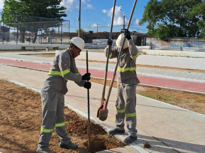 Expansão do Parque Esportivo do Benedito Bentes recebe obras de iluminação em LED