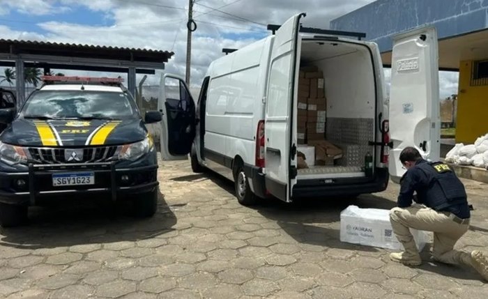 PRF apreendeu mais de 1 tonelada de salmão