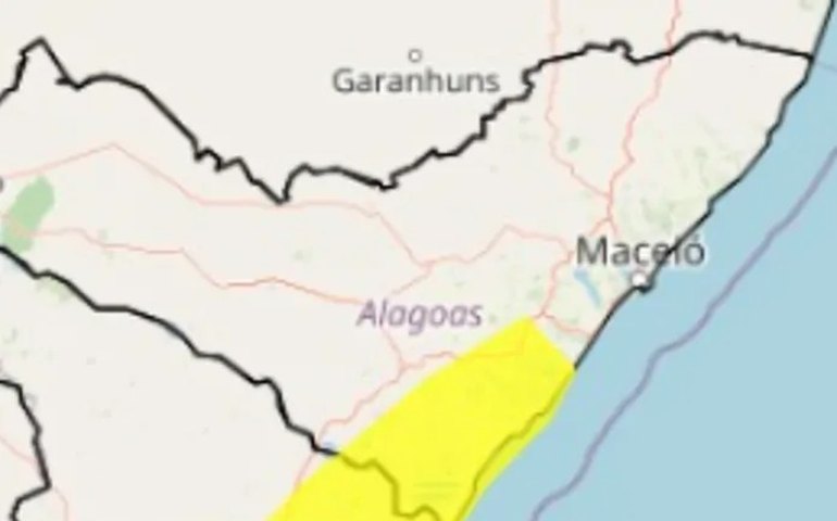 Inmet renova alerta de chuvas até esta quinta, mas reduz para 12 número de municípios em risco