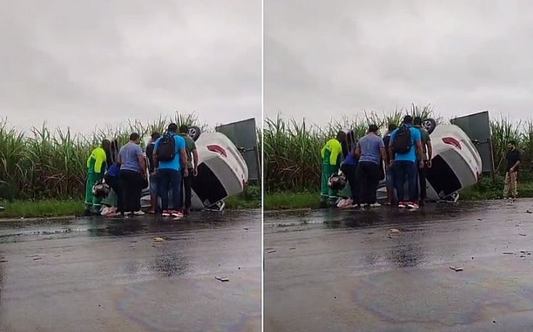 Acidente entre um carro e caminhão deixa uma mulher morta na BR-316, em Pilar