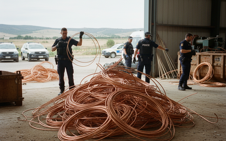 Quadrilha interestadual de furto de cobre que movimentou mais de R$ 50 milhões é alvo da polícia