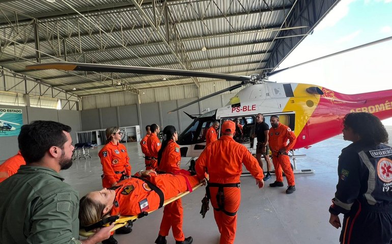 Curso de Nivelamento prepara equipe do Samu para operações com helicóptero Koala AW-110