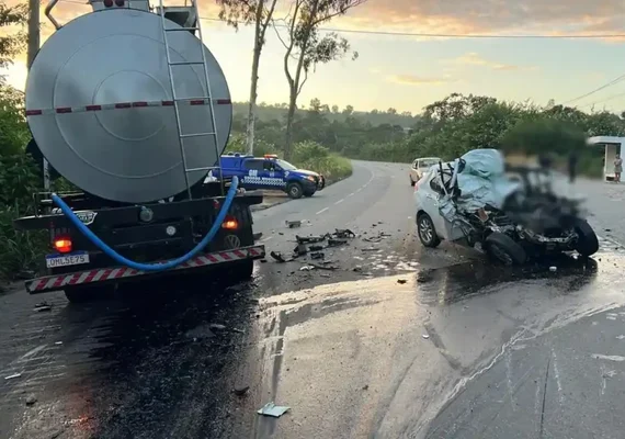 Sargento aposentado morre em colisão frontal em Branquinha