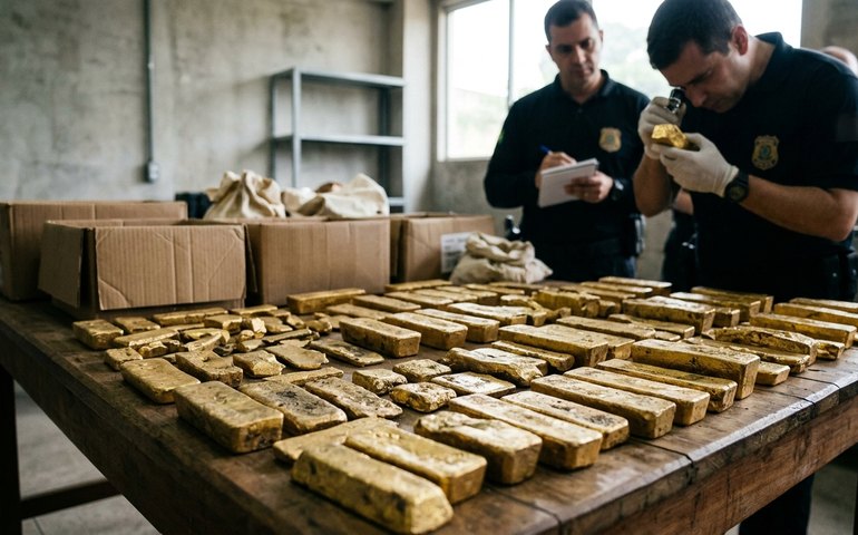 Mais de meia tonelada de ouro ilegal é apreendida no Brasil em cinco anos