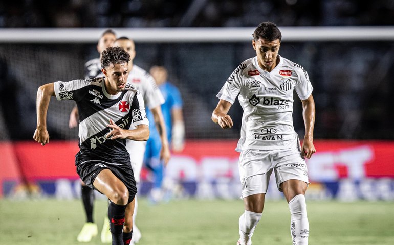 Santos sofre virada do Vasco com brilho de Vegetti em seu retorno à elite do Brasileirão