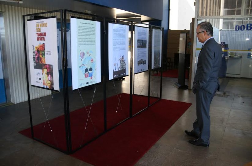 TRT/AL abre exposição itinerante sobre trabalho infantil