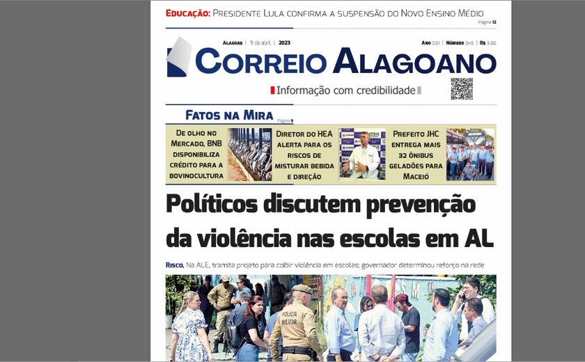 Políticos discutem prevenção da violência nas escolas em AL
