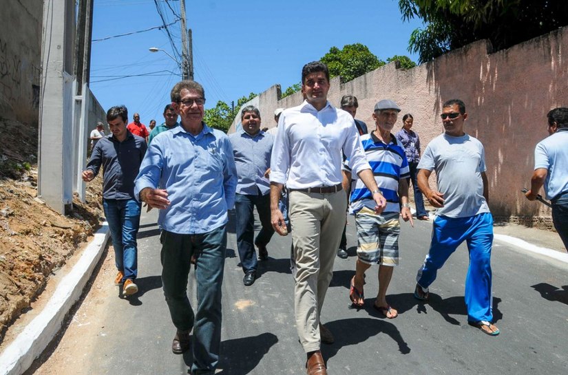 Maceió 200 anos: prefeito vistoria obras em Piabas