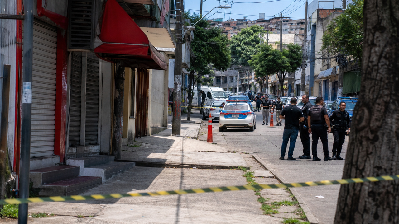 Mulher é baleada perto de estabelecimento comercial no Andaraí e levada para hospital