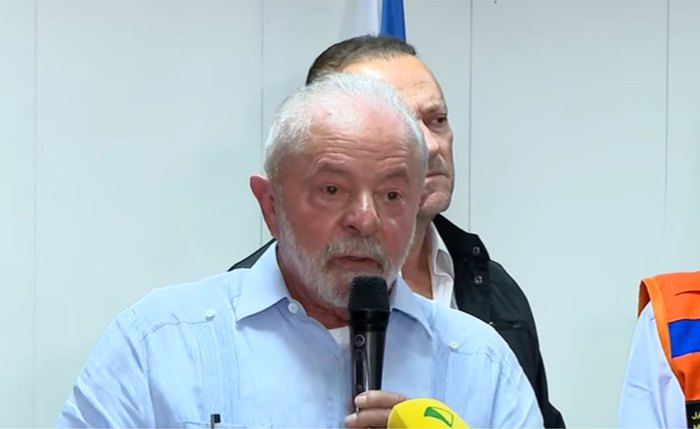 Lula durante live