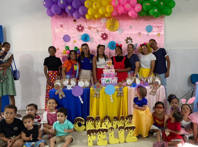 Cras e Criança Feliz de Luziápolis promovem comemoração em homenagem ao Dia das Crianças
