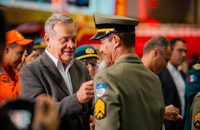 Em formatura de bombeiros, vice-governador reafirma compromisso com reestruturação da Segurança