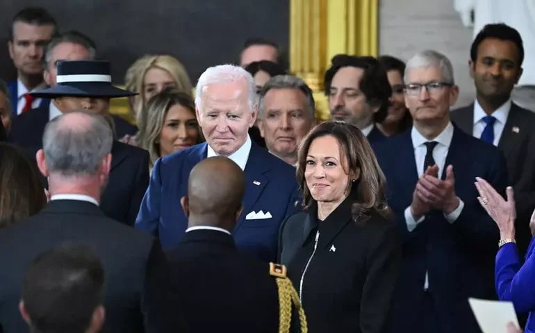 Harris chama tentativa de reeleição de Biden de 'imprudente'