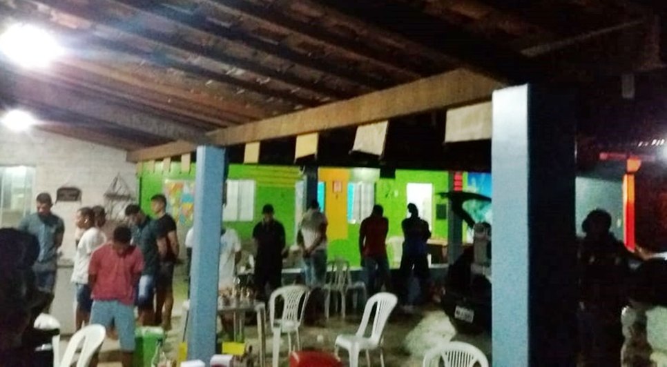 festa proibida na Barra